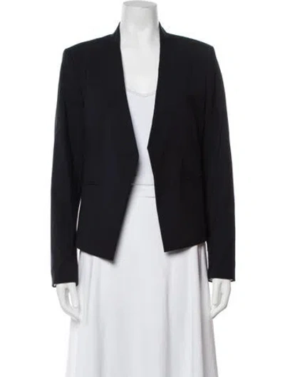 Pre-owned Theory Blazer In Blue