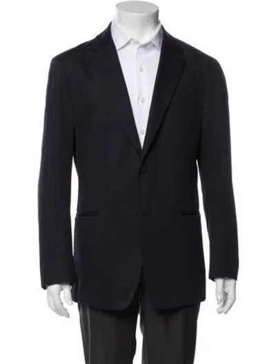 Pre-owned Theory Blazer In Blue
