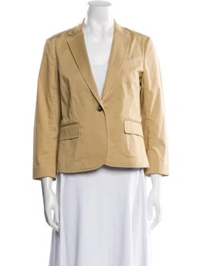 Pre-owned Theory Blazer In Brown