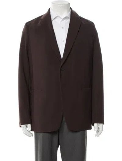Pre-owned Theory Blazer In Brown