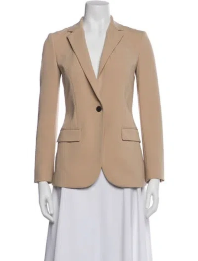 Pre-owned Theory Blazer In Brown