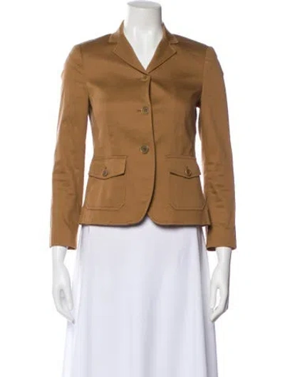 Pre-owned Theory Blazer In Brown