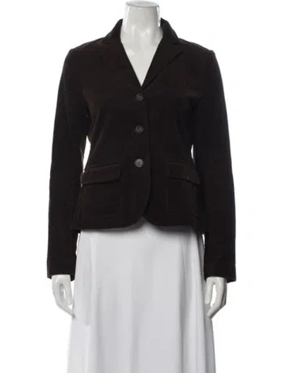 Pre-owned Theory Blazer In Brown