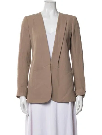 Pre-owned Theory Blazer In Brown