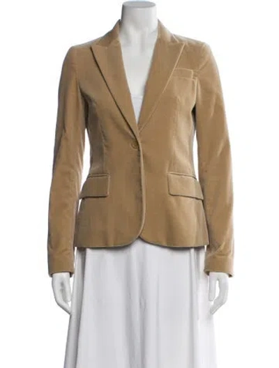 Pre-owned Theory Blazer In Brown