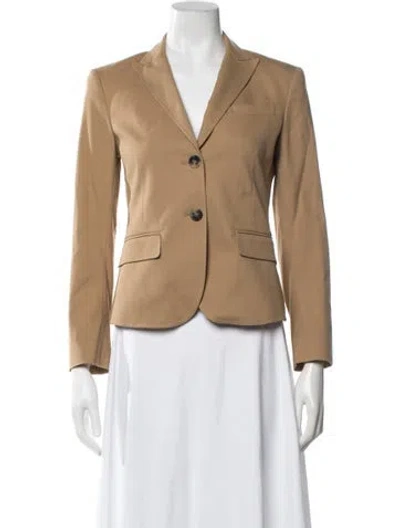 Pre-owned Theory Blazer In Brown/neutrals