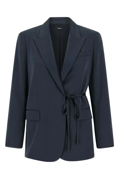 THEORY BLAZER CITY TWILL