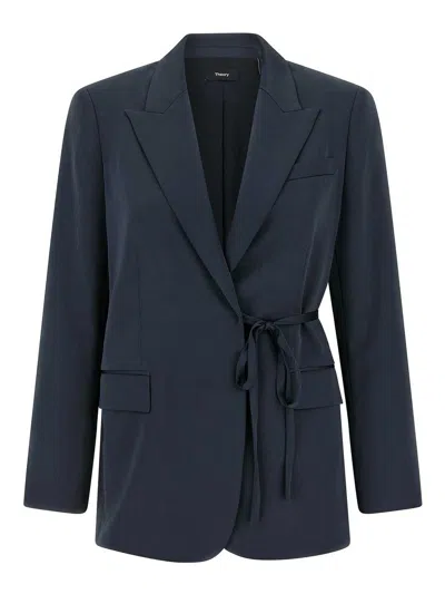 THEORY BLAZER CITY TWILL