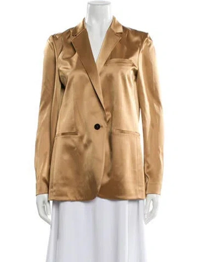 Pre-owned Theory Blazer In Gold