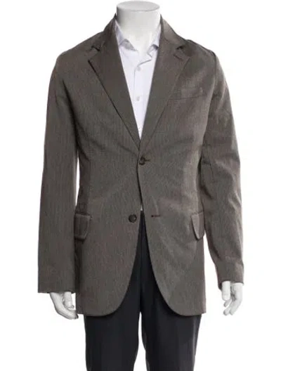 Pre-owned Theory Blazer In Gray