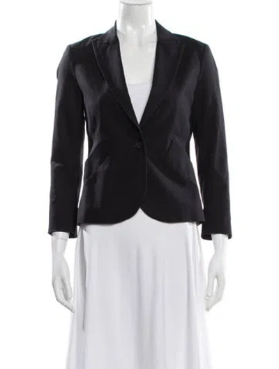 Pre-owned Theory Blazer In Gray
