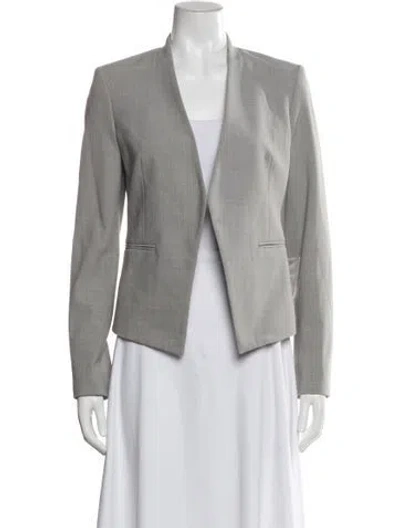 Pre-owned Theory Blazer In Gray