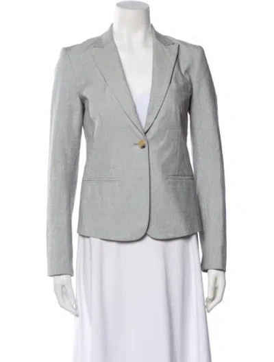 Pre-owned Theory Blazer In Gray