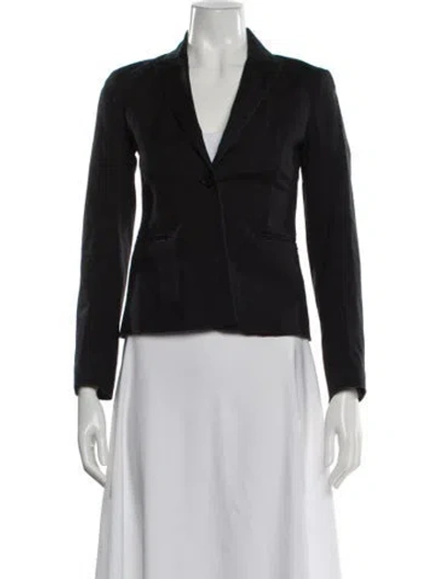 Pre-owned Theory Blazer In Gray