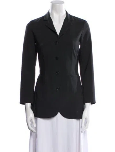 Pre-owned Theory Blazer In Gray
