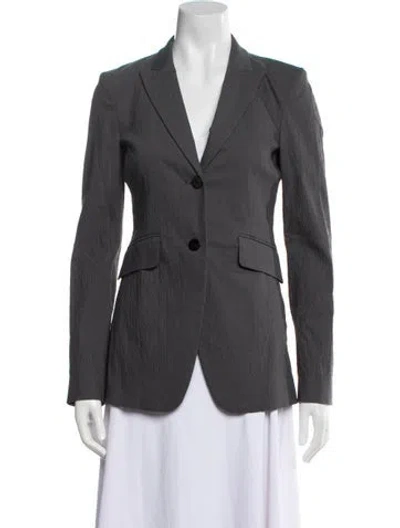 Pre-owned Theory Blazer In Gray