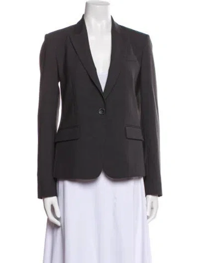 Pre-owned Theory Blazer In Gray
