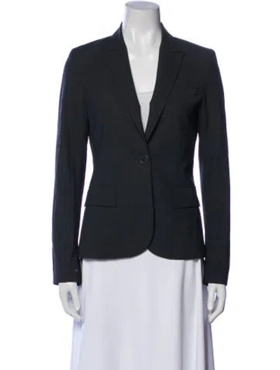 Pre-owned Theory Blazer In Gray