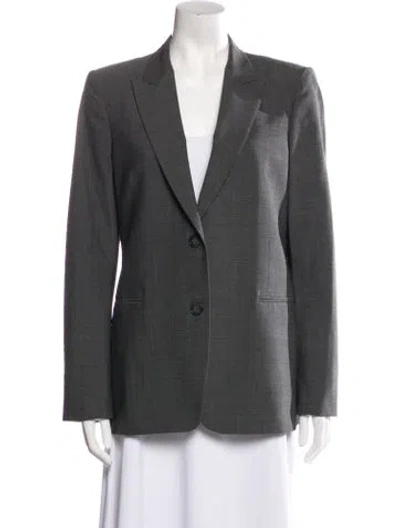 Pre-owned Theory Blazer In Gray