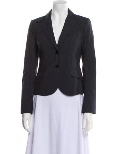Pre-owned Theory Blazer In Gray