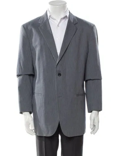 Pre-owned Theory Blazer In Gray