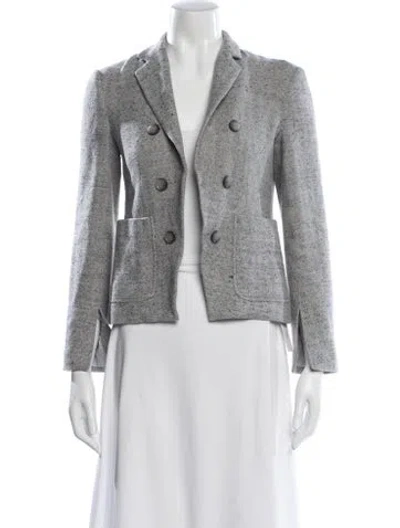 Pre-owned Theory Blazer In Gray
