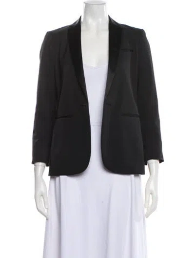 Pre-owned Theory Blazer In Gray