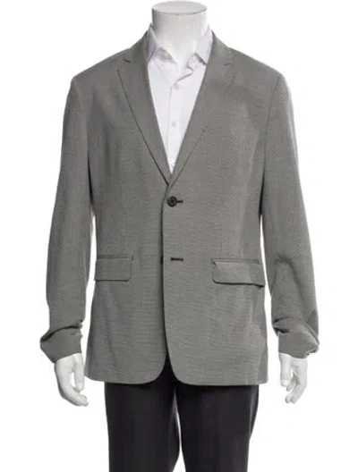 Pre-owned Theory Blazer In Gray