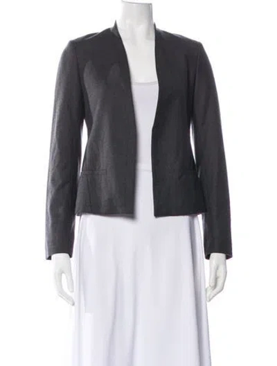 Pre-owned Theory Blazer In Gray