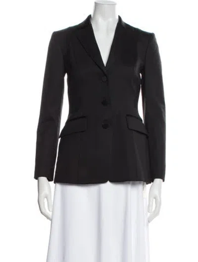 Pre-owned Theory Blazer In Gray