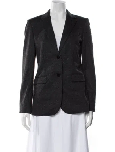 Pre-owned Theory Blazer In Gray
