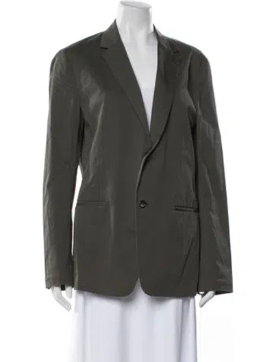 Pre-owned Theory Blazer In Gray