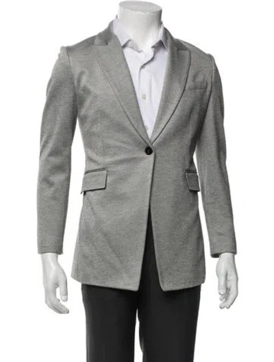 Pre-owned Theory Blazer In Gray