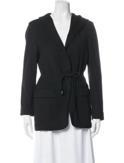 Pre-owned Theory Blazer In Gray