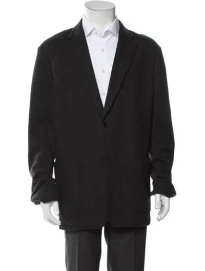 Pre-owned Theory Blazer In Gray