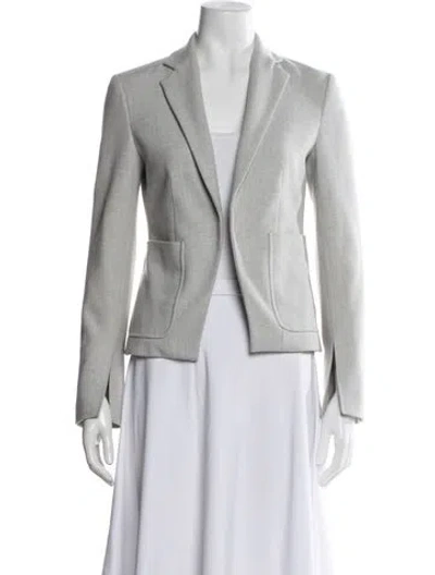 Pre-owned Theory Blazer In Gray