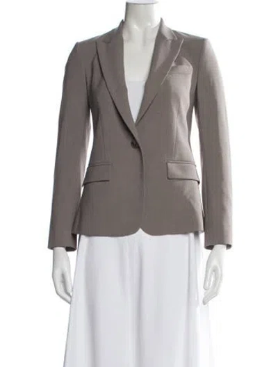 Pre-owned Theory Blazer In Gray
