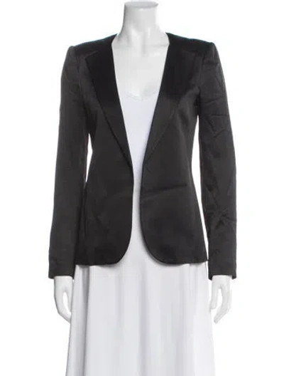 Pre-owned Theory Blazer In Gray