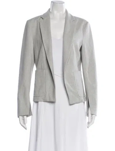 Pre-owned Theory Blazer In Gray