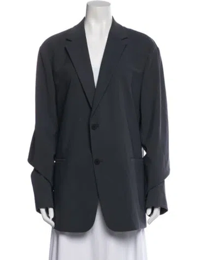 Pre-owned Theory Blazer In Gray
