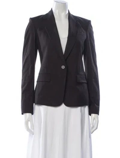 Pre-owned Theory Blazer In Gray