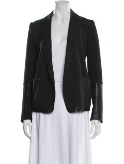 Pre-owned Theory Blazer In Gray