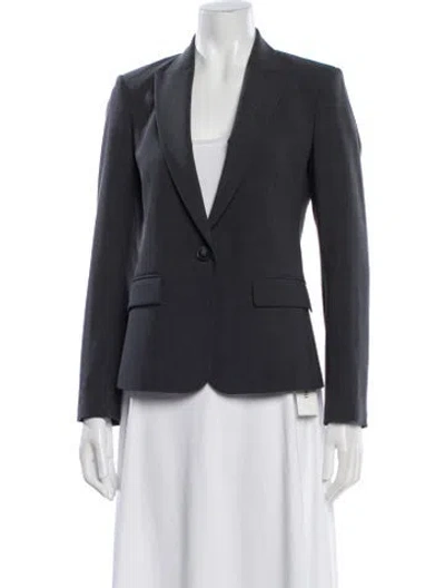 Pre-owned Theory Blazer In Gray