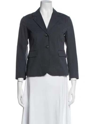 Pre-owned Theory Blazer In Gray