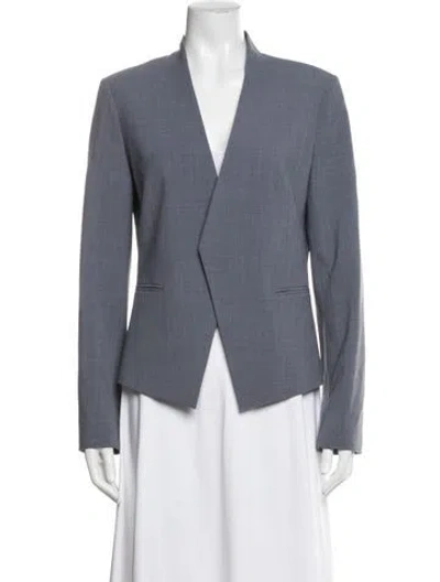 Pre-owned Theory Blazer In Gray