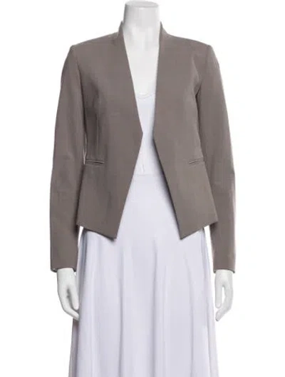 Pre-owned Theory Blazer In Gray