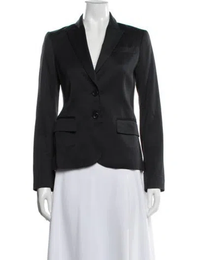 Pre-owned Theory Blazer In Gray