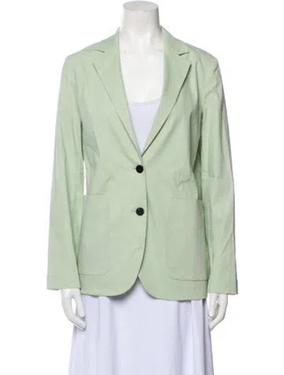 Pre-owned Theory Blazer In Green