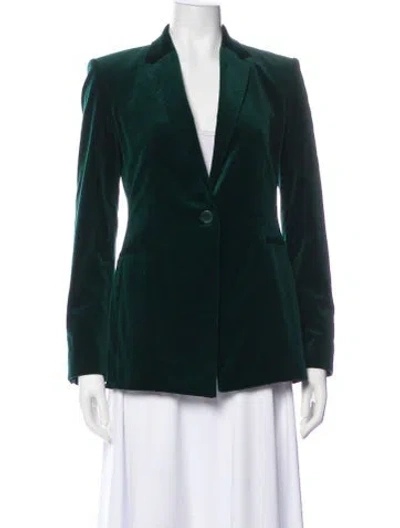Pre-owned Theory Blazer In Green