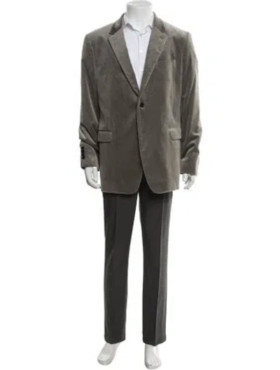 Pre-owned Theory Blazer In Green